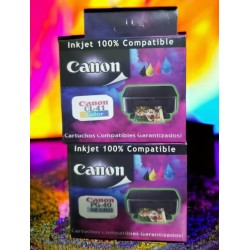 Canon pg40 y cl41 color y negro compatibles