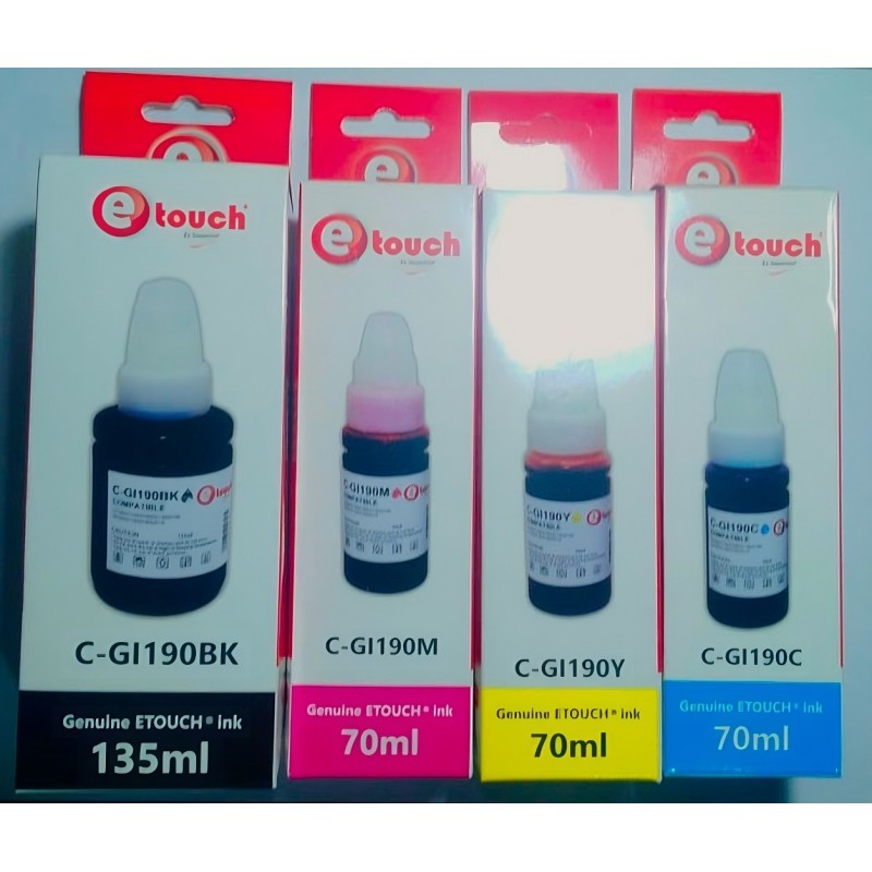 BOTELLA DE TINTA CANON GI-190BK NEGRO - IMPRESORA G1110 - G2110 - G3110 -  G4111